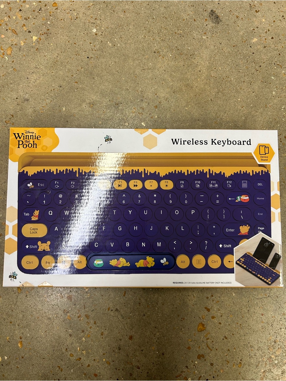 NWT Disney Winnie the Pooh Wireless Keyboard